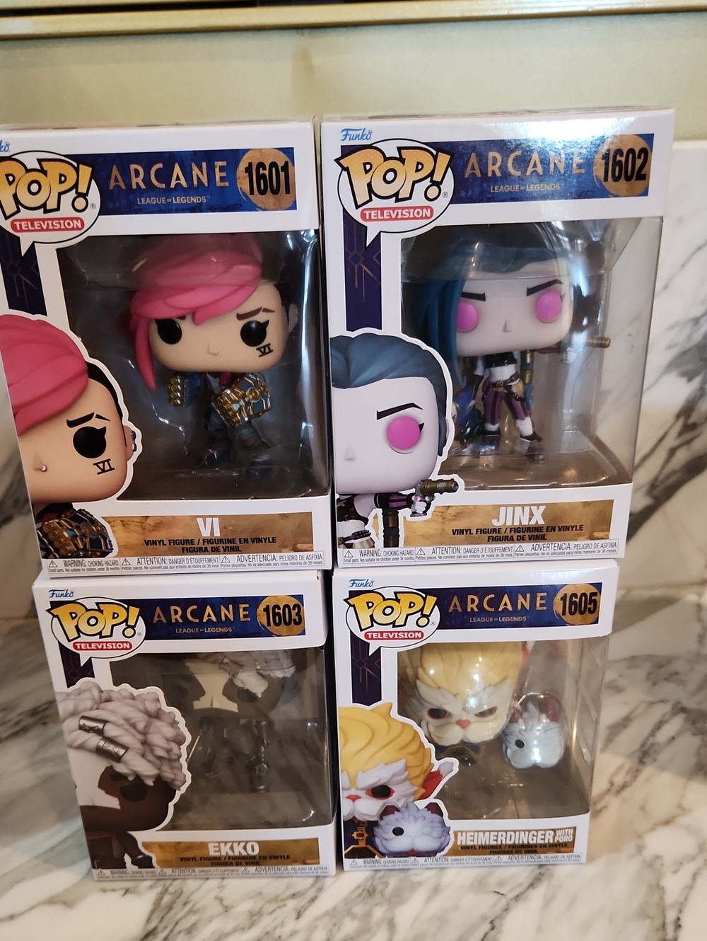 Funko Television Arcane Vinyl Figure — Pink and Blue Options Set